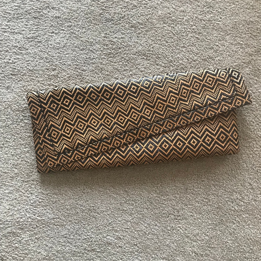 BCBG Woven Clutch